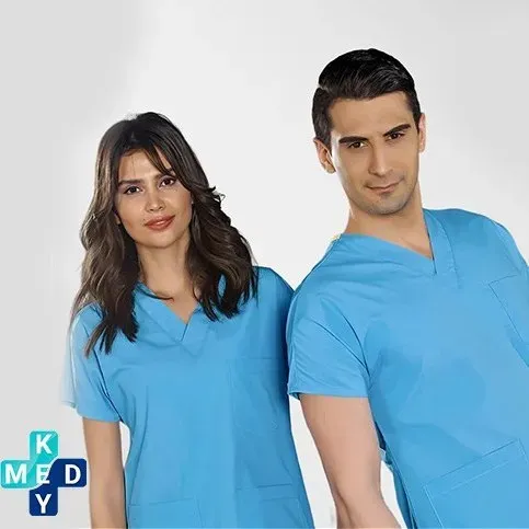 اسکراب شلوار آبی فیروزه ای سیزگی Cizgi Medical